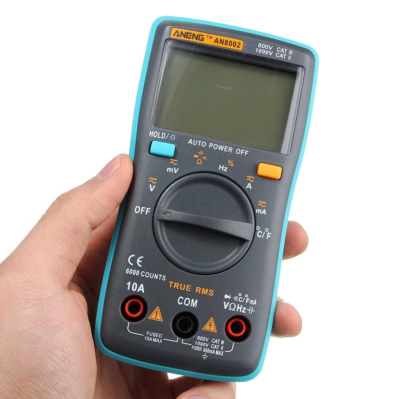 ANENG AN8002 Digital True RMS 6000 Counts Multimeter AC/DC Current Voltage Frequency Resistance Temperature Tester ℃/℉