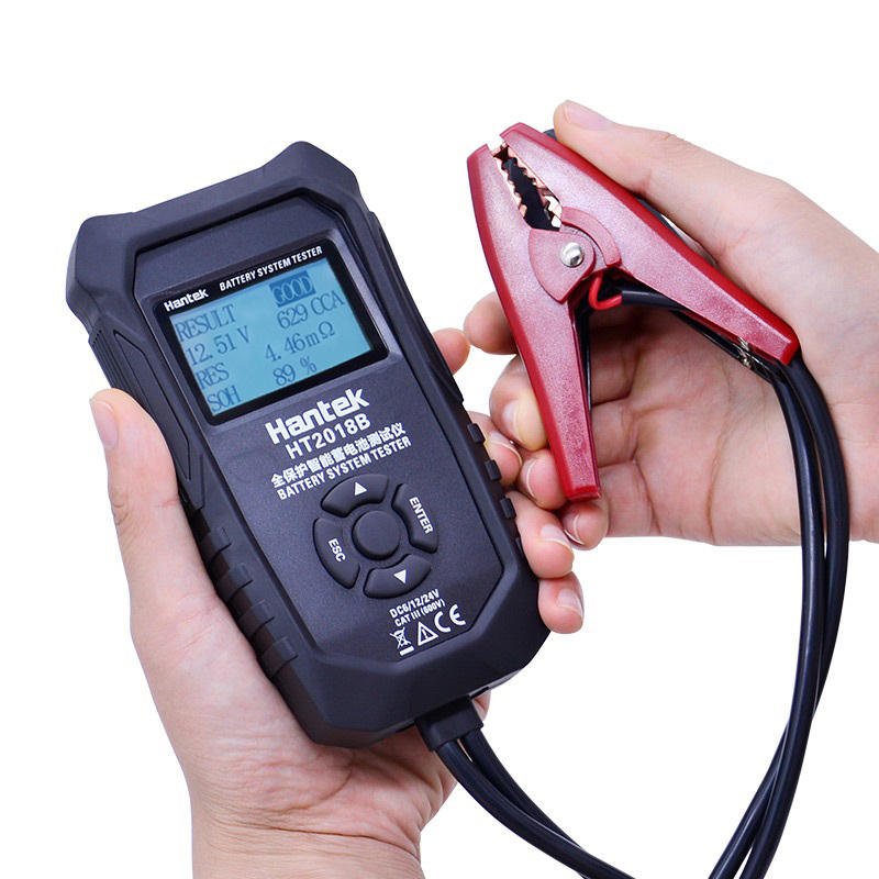 Hantek HT2018B 6V 12V 24V Battery Tester Battery Charging Tester Analyzer - Cartoolshop