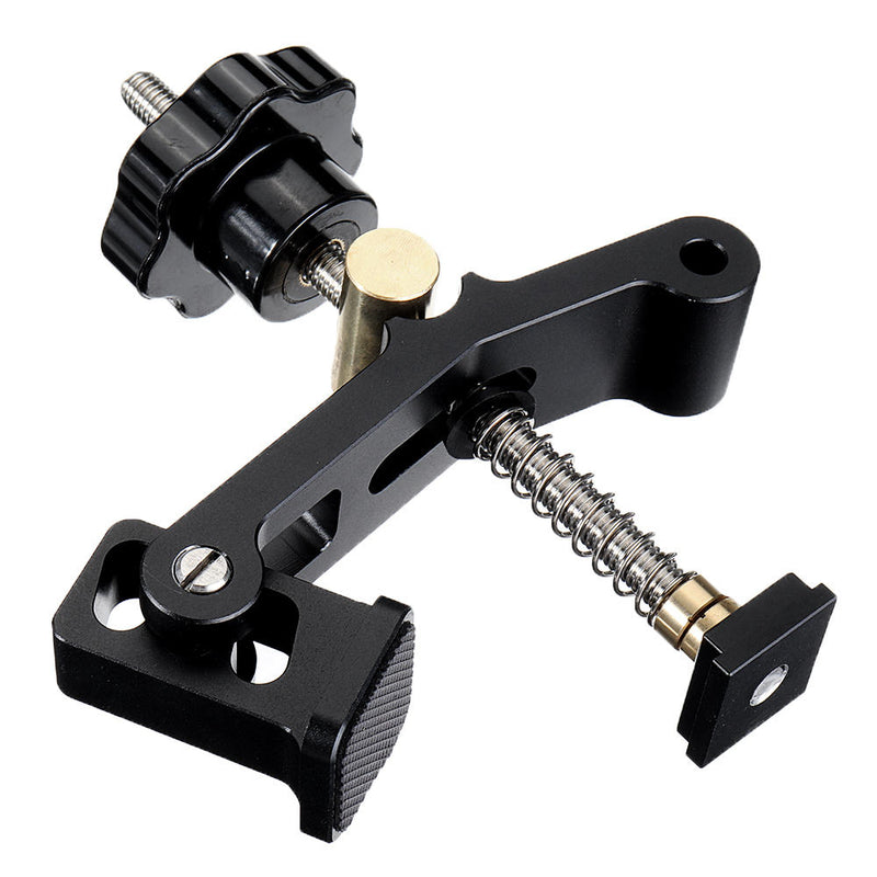 Drillpro Aluminum Alloy Woodworking Adujust Foot Quick Acting Hold Down Clamp T-Slot T-Track Miter Track Clamp Set