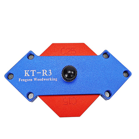 3PCS KT-R3 Aluminum Alloy Woodworking Circular Panel Template Quick Fixture Positioning
