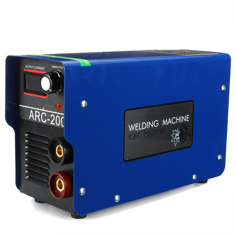 110V/220V Portable ARC-200 IGBT Electric Welding Machine Semi Automatic Inverter Weld Tools Kit