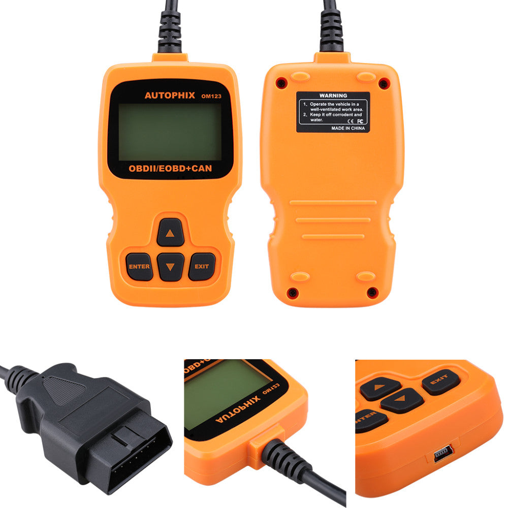 AUTOPHIX OBDMATE OM123 CAN OBD2 EOBD Engine Scanner