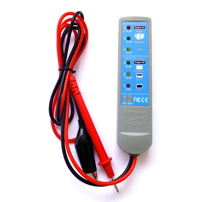 Car BioPower TECH Vehicle Charging System Analyzer Battery Tester Auto Circuit Tester Car Repair Tool 12V