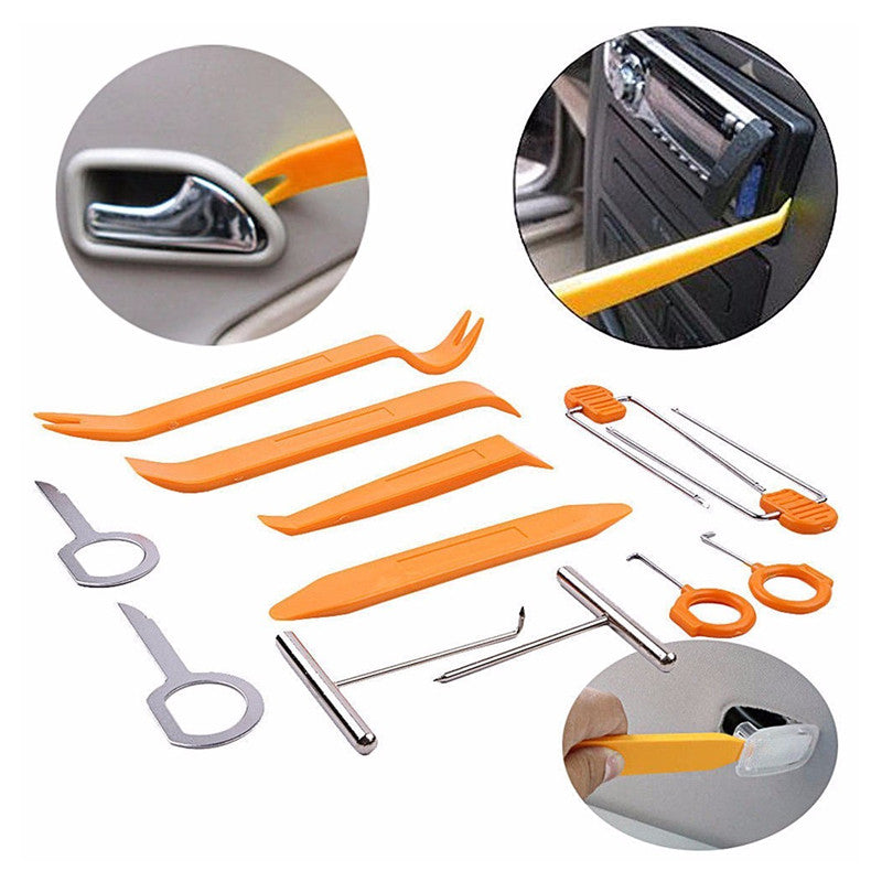 Car Radio Door Clip Panel Trim Dash Audio Removal Open Installer Pry Tool Hand Tool Set