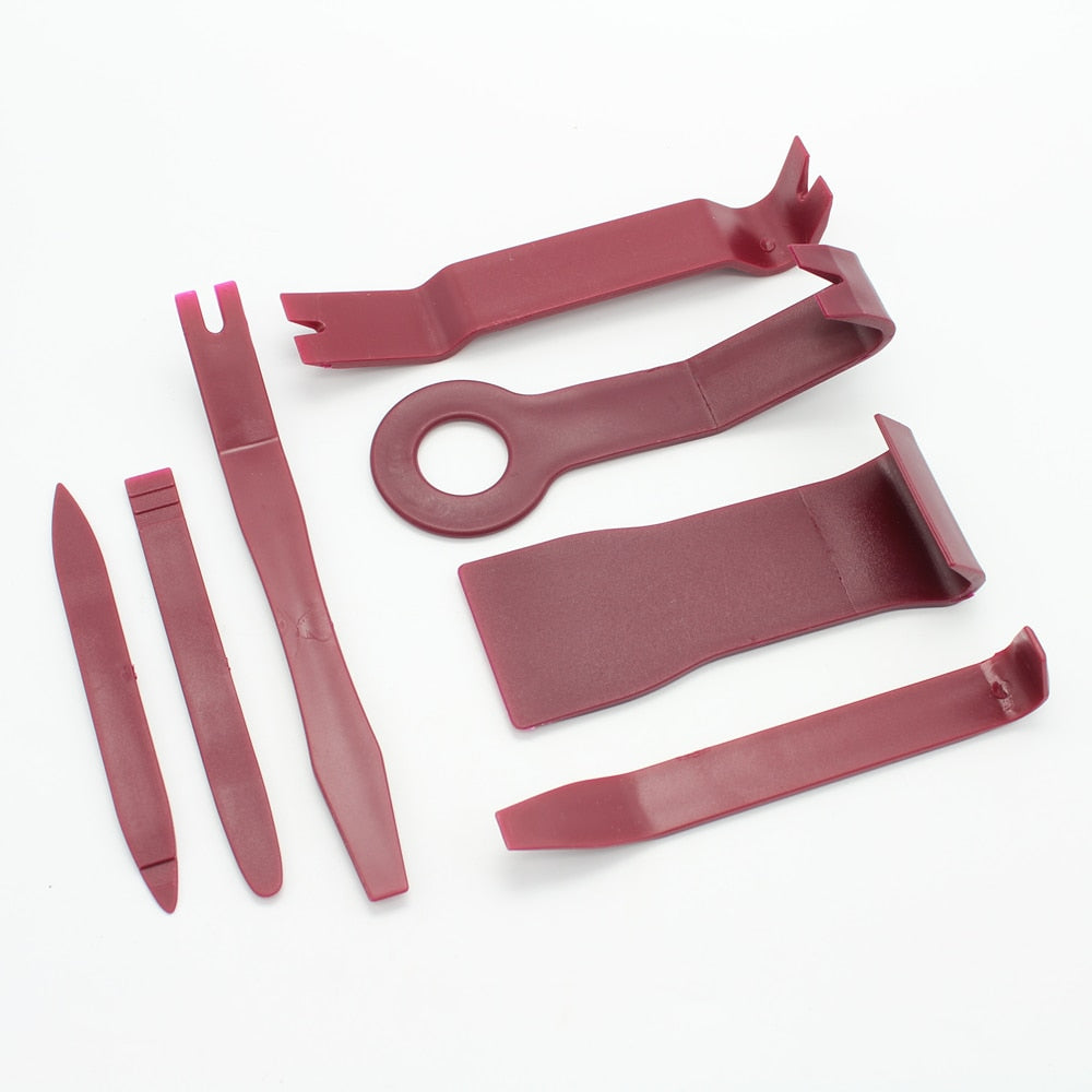 Car Radio Panel Interior Door Clip Panel Pry Tool Trim Dashboard Removal Opening Tool 7pcs/set