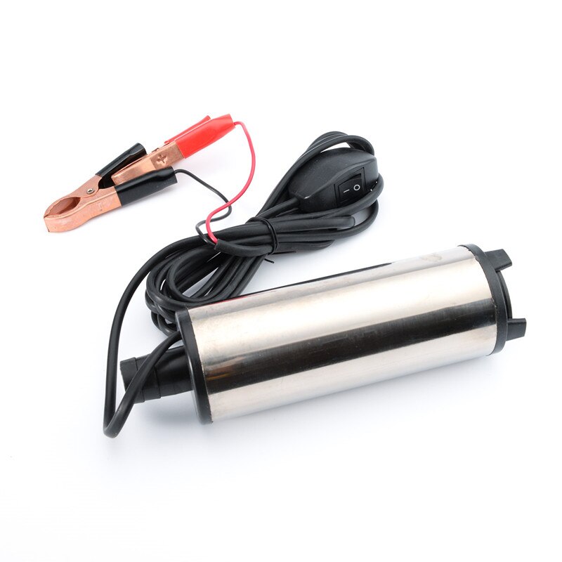 DC 12V Fuel Water Oil Diesel Fuel Pump Car Camping Fishing Submersible Transfer Pump