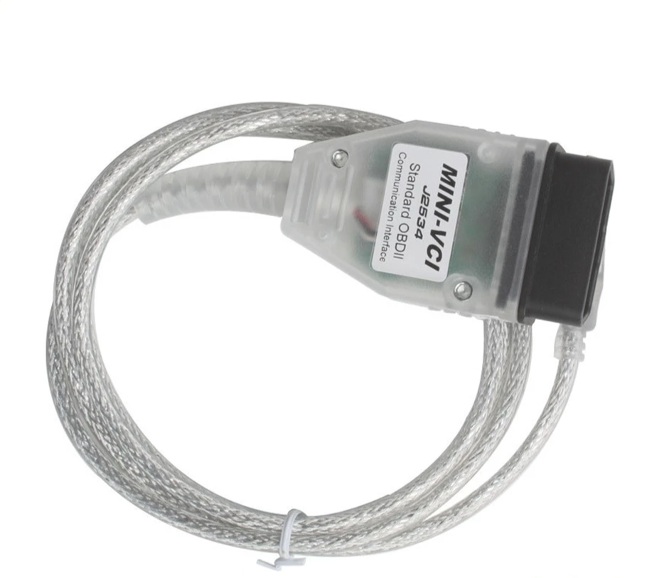 MINI VCI Interface Cable J2534 TSI TECHSTREAM Connector Adapter V10.30 ...