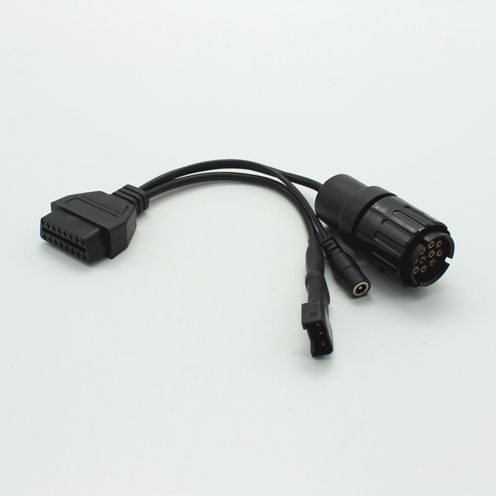 ICOM D Motorcycles Motobikes Diagnostic Cable for BMW 10 Pin Adaptor to OBD2 16pin Connect Cable - Cartoolshop