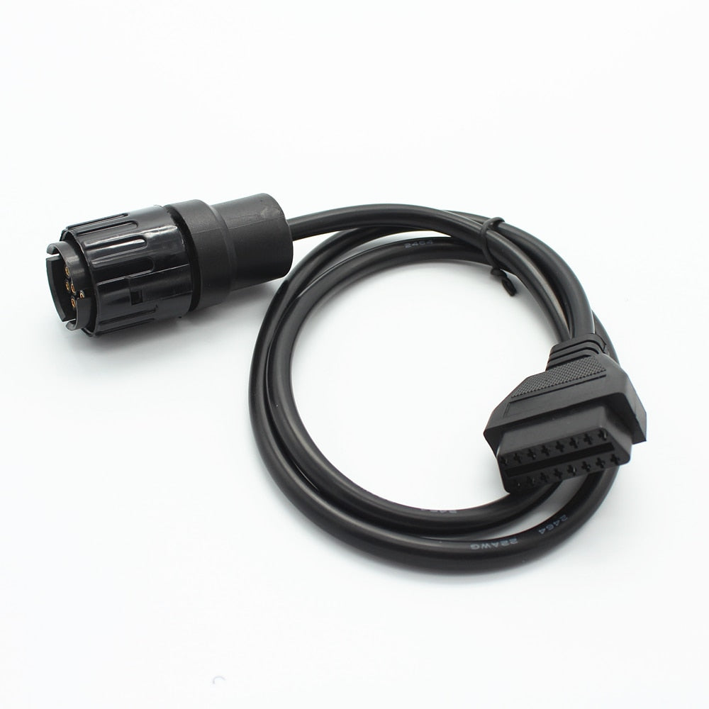 ICOM D Cable Motorcycles Cable Motobikes Diagnostic Cable 10Pin Adaptor Work with BMW ICOM or BMW ICOM A2 A3 - Cartoolshop