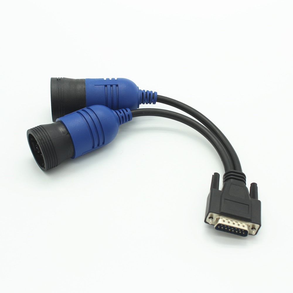 NEXIQ V8 Auto Heavy Duty Truck Scanner Tool NEXIQ 125032 USB Link 6pin and 9pin Y Truck Diagnose Interface Cable - Cartoolshop