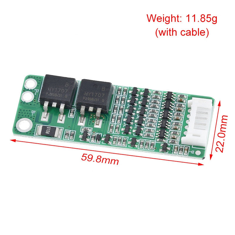 BAISHUN 5S 15A Li-ion Lithium Battery BMS 18650 Charger Protection Board 18V 21V Cell Protection Circuit
