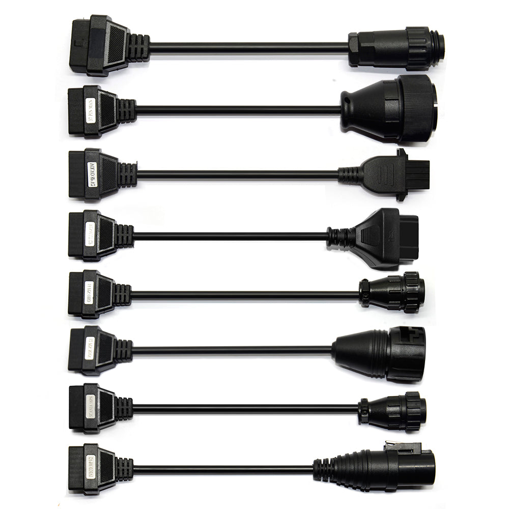 Truck Full Set TCS Truck 8 Cables CDP PRO Scanner Connecter Diagnostic Cable for VD600 CDP - Cartoolshop