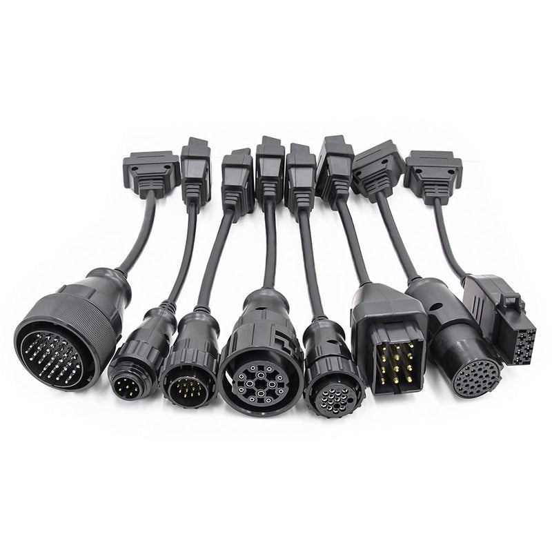 Truck Full Set TCS Truck 8 Cables CDP PRO Scanner Connecter Diagnostic Cable for VD600 CDP - Cartoolshop