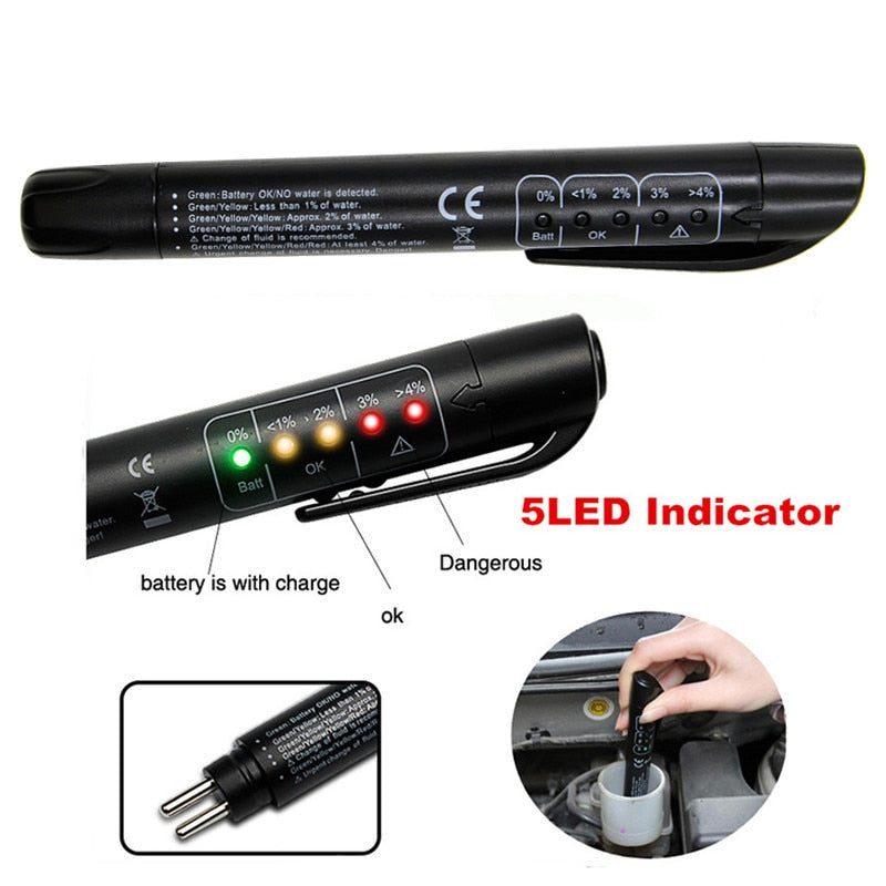 Mini Electronic Brake Fluid Liquid Tester Pen for DOT3/DOT4 - Cartoolshop