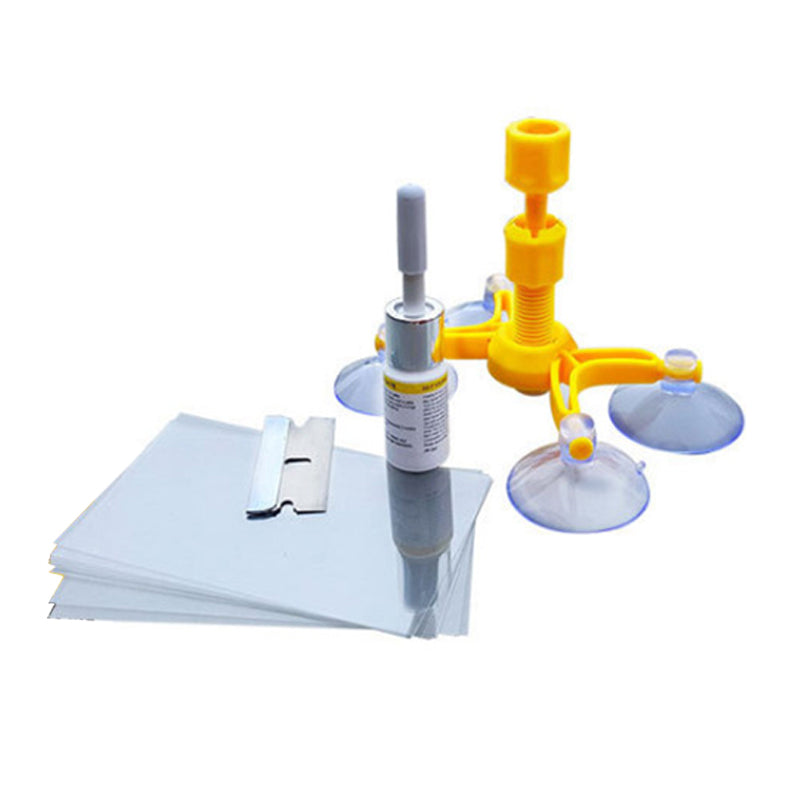 Auto Glass Windscreen Windshield Repair Tool Dent Remove Car Kit Wind Glass Hand Tools For Chip & Crack Repair Tool Kits