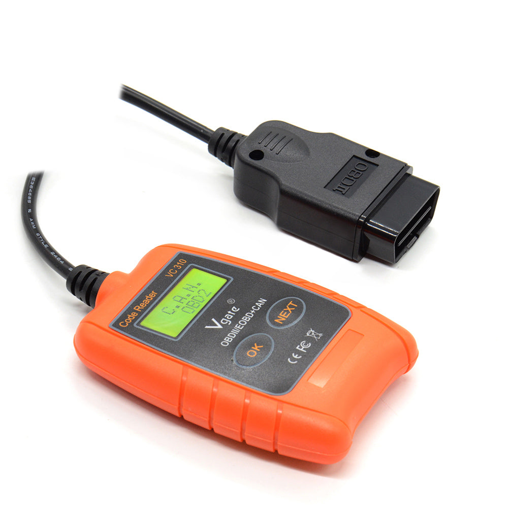 Vgate VC310 OBD2 OBDII EOBD CAN Auto Scanner Code Reader & Cleaner Car Diagnostic Tool VC 310 Error Scanner - Cartoolshop