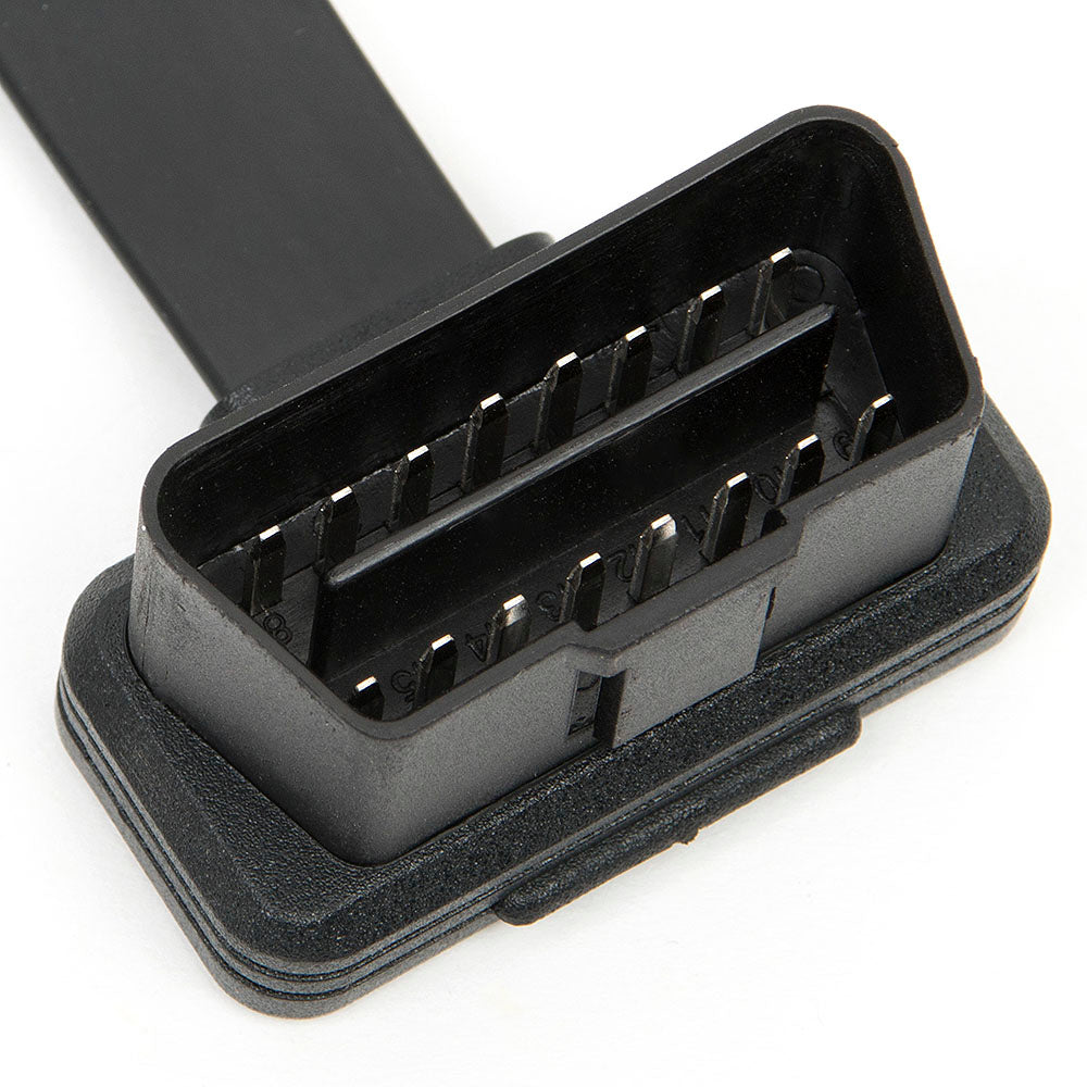 Flat 16Pin Male to Female Extension OBD2 Noodle Connector Cable ELM327 - Cartoolshop