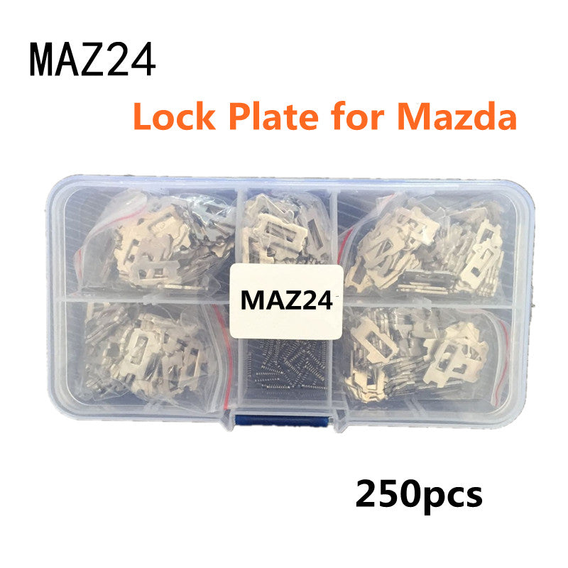 250pcs MAZ24 Car Lock Reed Lock Plate Locksmith Tools for Mazda Auto Lock Core Key Repair Accessories