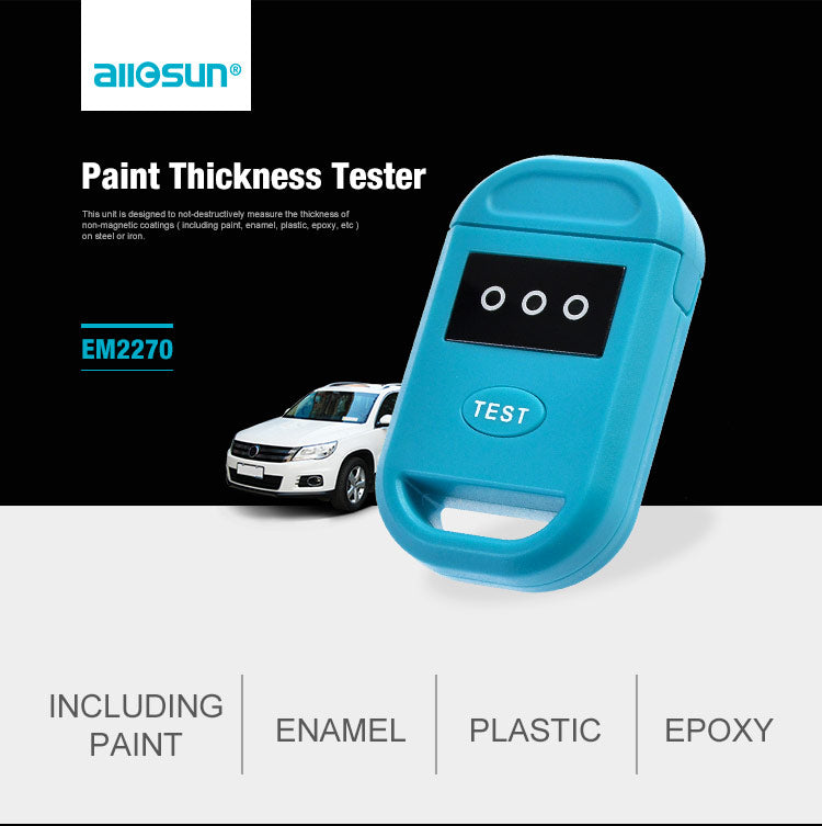 All Sun EM2270 Digital Paint Coating Thickness Tester of Instrument Portable Painting Coat Gauge Thick Meter