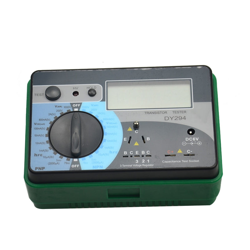 DUOYI DY294 Digital Transistor Tester Semiconductor Diode Triode 1000V Reverse Voltage Capacitance SCR FET Tester