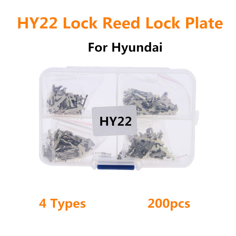 200pcs HY22 Car Lock Reed Lock Plate for Hyundai Auto Lock Core Key Repair Kits Locks Accessories
