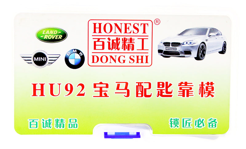 Honest HU92 Car Key Moulds for Key Moulding Car Key Profile Modeling Locksmith Tools