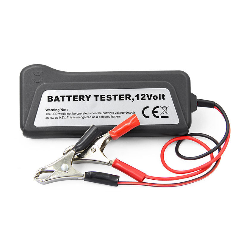 12V Digital Battery Tester For Car Motorcycle LED Digital Battery Alternator Tester 6 LED Display Indicate