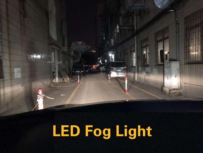 1pcs LED Fog Lights 12v Bulbs For The Car H8 H11 H10 9145 H16 9006 HB4 PSX24W 2504 9005 HB3 PSX26W P13W Auto Running Lamp DRL