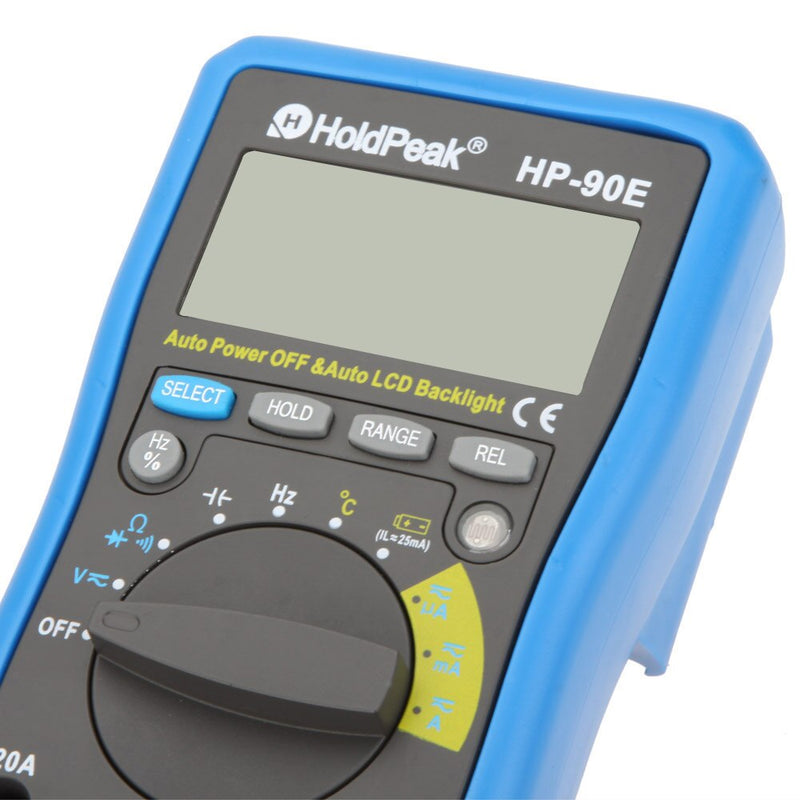 HoldPeak HP-90E Auto Range Digital Multimeter DMM Temperature Meter Battery Multitester Multimetr Medidor Dijital Multimetre - Cartoolshop