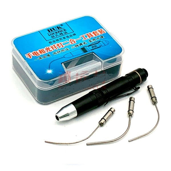 Huk Mini Fiber Optic Light for Locksmith Tools with High Brightness for Car Locksmith Supply