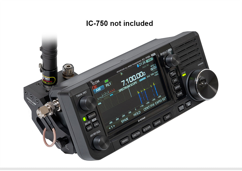 ICOM IC-705 Portable Shortwave Radio Quick-Release Antenna Bracket