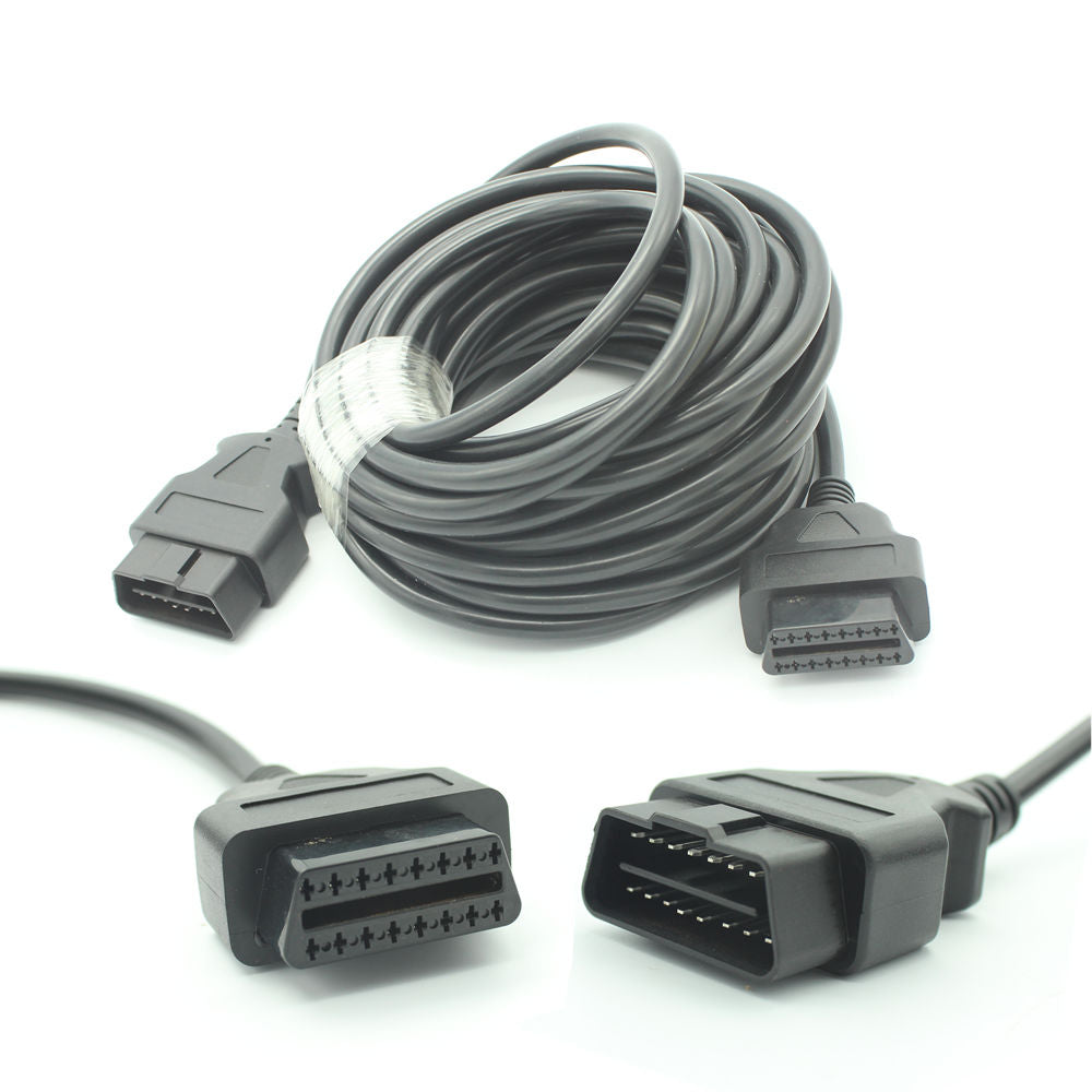 OBD2 16PIN Male to Female Extension Connector Cable