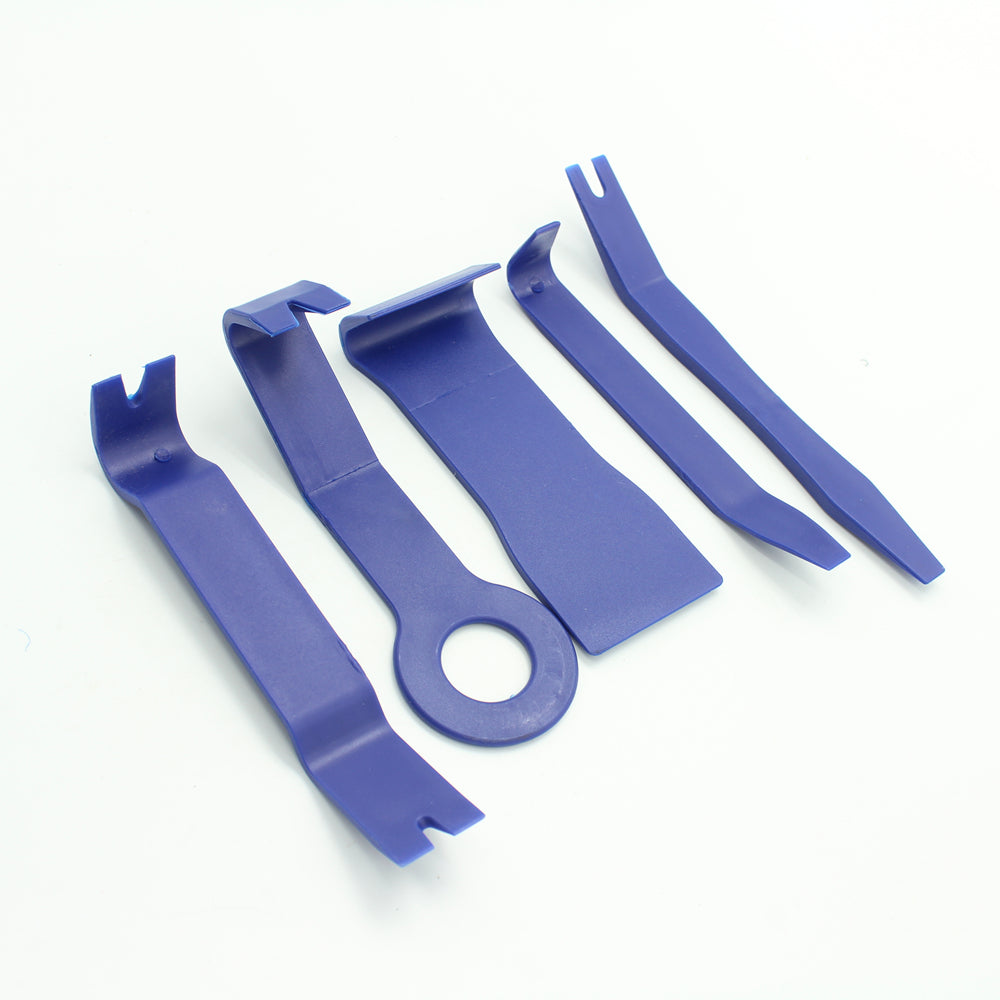 5pcs/set Auto Radio Panel Interior Door Clip Panel Trim Dash Audio Removal Installer Pry Kit Repair Tool Pry Tool
