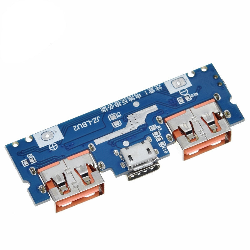 Micro/Type-C USB 5V 2.4A Dual USB 18650 Boost Battery Charger Board Mobile Power Bank Accessories for Phone DIY