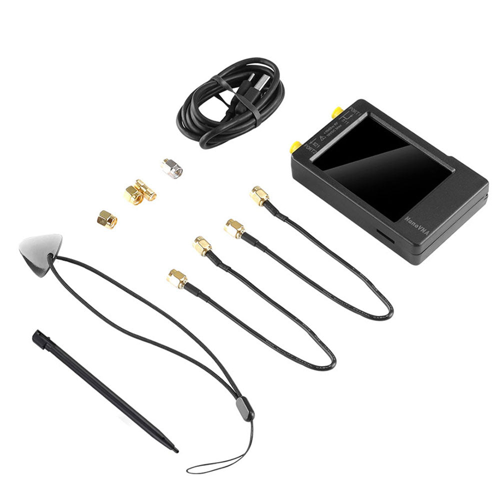 Vector Network Antenna Analyzer 10KHz-1.5GHz MF HF VHF UHF Shell SD Card Slot Supprt 32G Digital Nano VNA-H Tester
