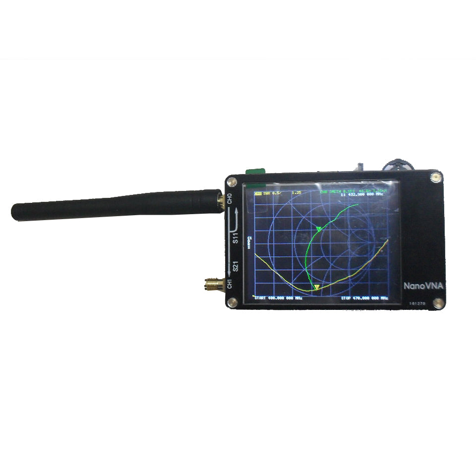 NanoVNA Hugen 2.8 Inch LCD HF VHF UHF UV Vector Network Analyzer 50KHz ~ 300MHz Antenna Analyzer Built-in Battery