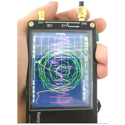 NanoVNA Hugen 2.8 Inch LCD HF VHF UHF UV Vector Network Analyzer 50KHz ~ 300MHz Antenna Analyzer Built-in Battery