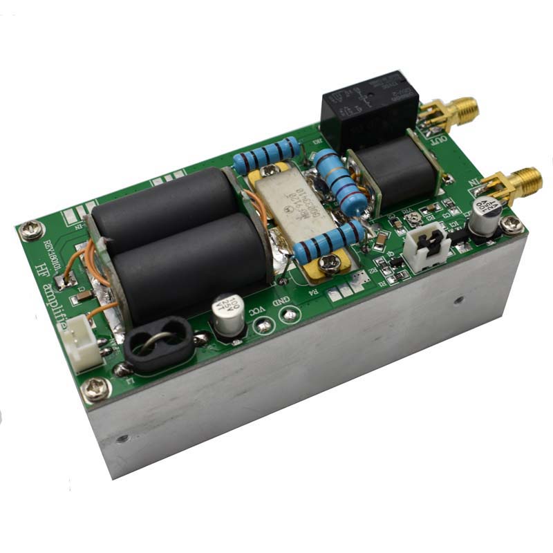 New Assembled and Diy Kit 100W SSB Linear HF Power Amplifier Heatsink for YAESU FT-817 KX3 Cw AM FM HAM C5-001
