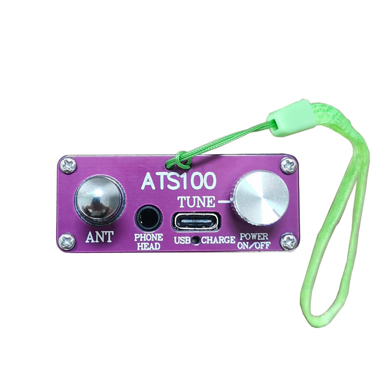 ATS100 SI4732 All Band Receiver FM RDS AM LW MW SW SSB150K-30MHZ 64M-108MHZ DSP Radio with Battery In Case