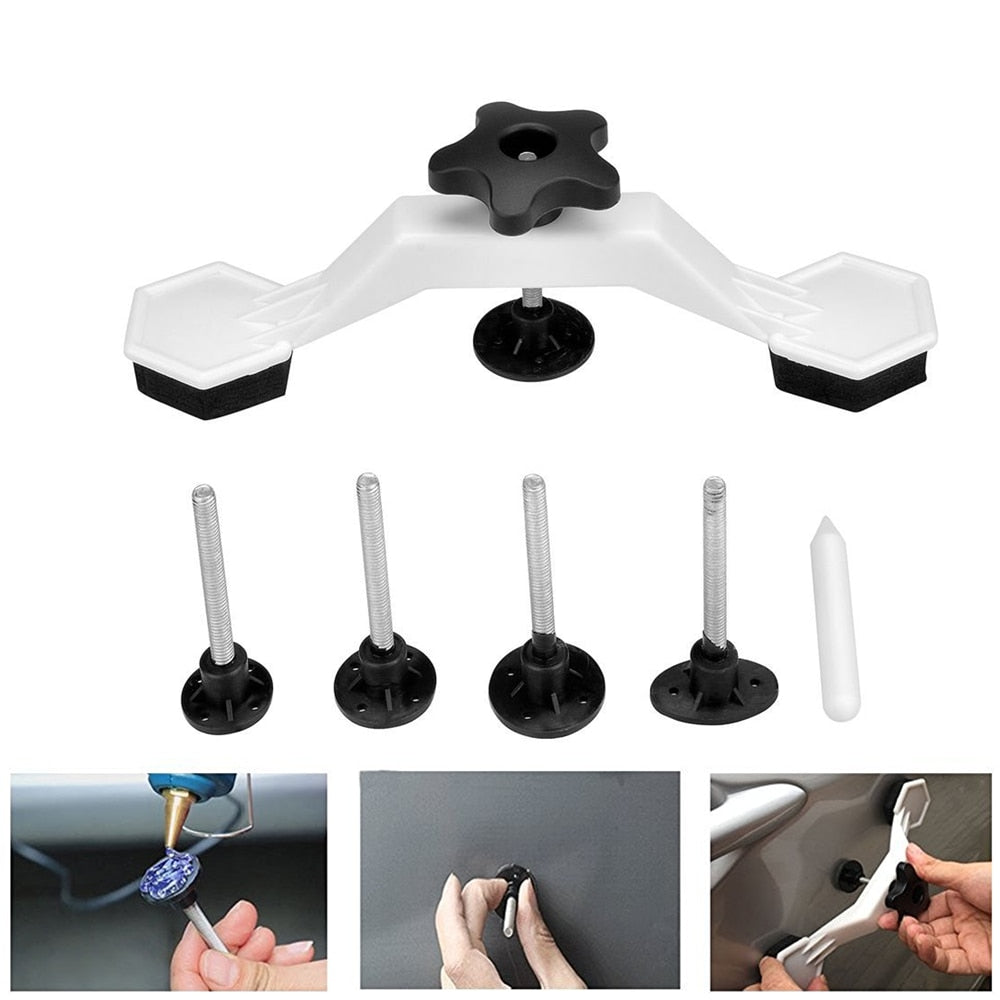 PDR Tools Kit Plastic Bridge Pulling Dent Remover Hand Tool Set For Paintless Dent Repair Tool Kit for Car Body - Cartoolshop