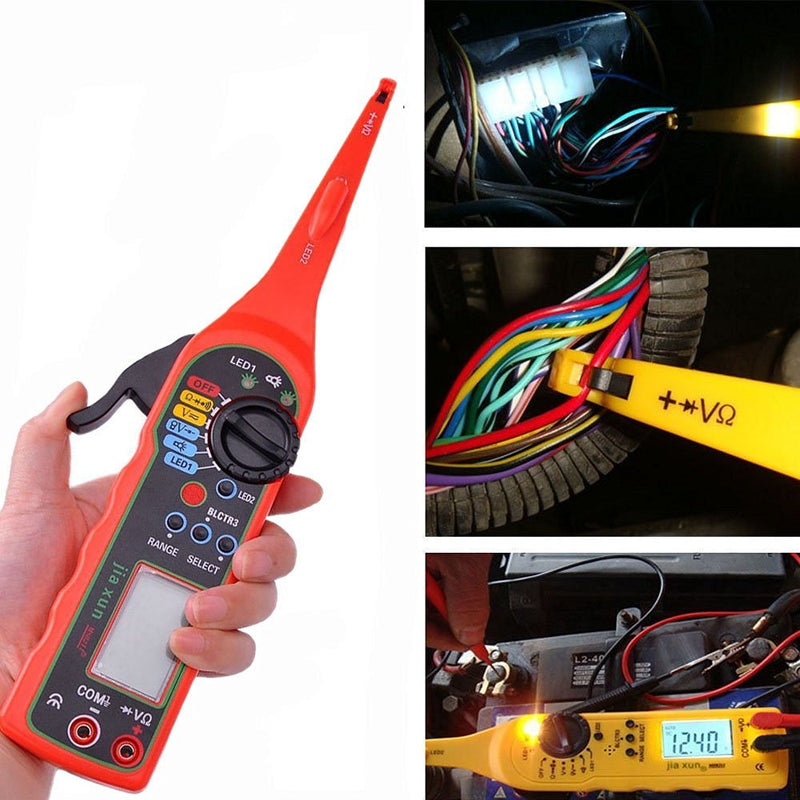 Power Electrical Multi-function Auto Circuit Tester Multimeter Lamp Car Repair Automotive Electrical Multimeter 0V-380V( Screen) - Cartoolshop