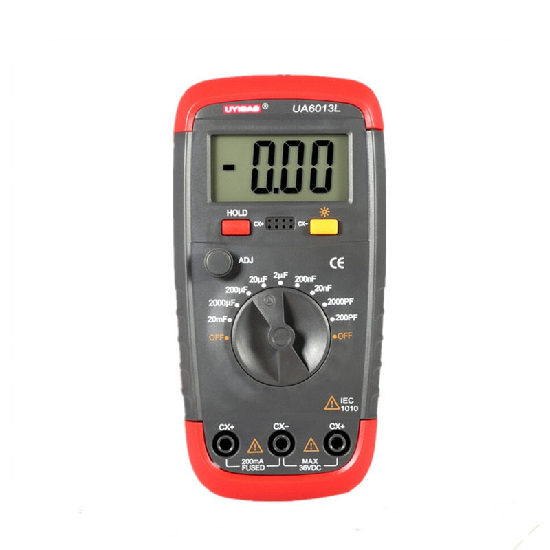 Capacitance Meter UA6013L Auto Range Digital LCD Capacitor Test Multimeter Measurement Tester Meter