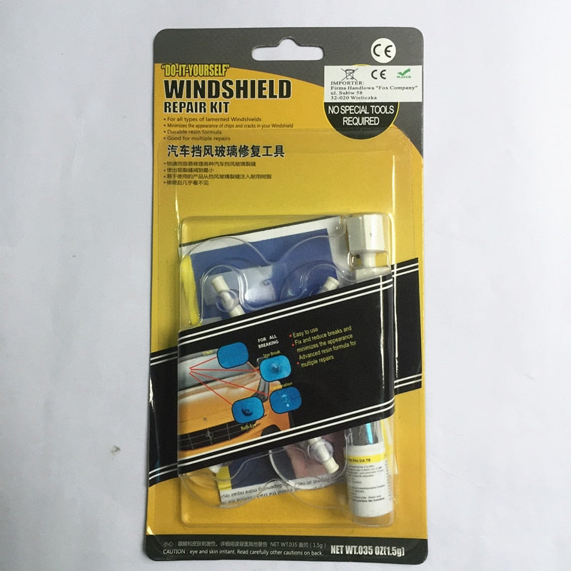 Car Windshield Repair Kit Tools Auto Glass Windscreen Repair Tool Give Door Handle Protective Decorative