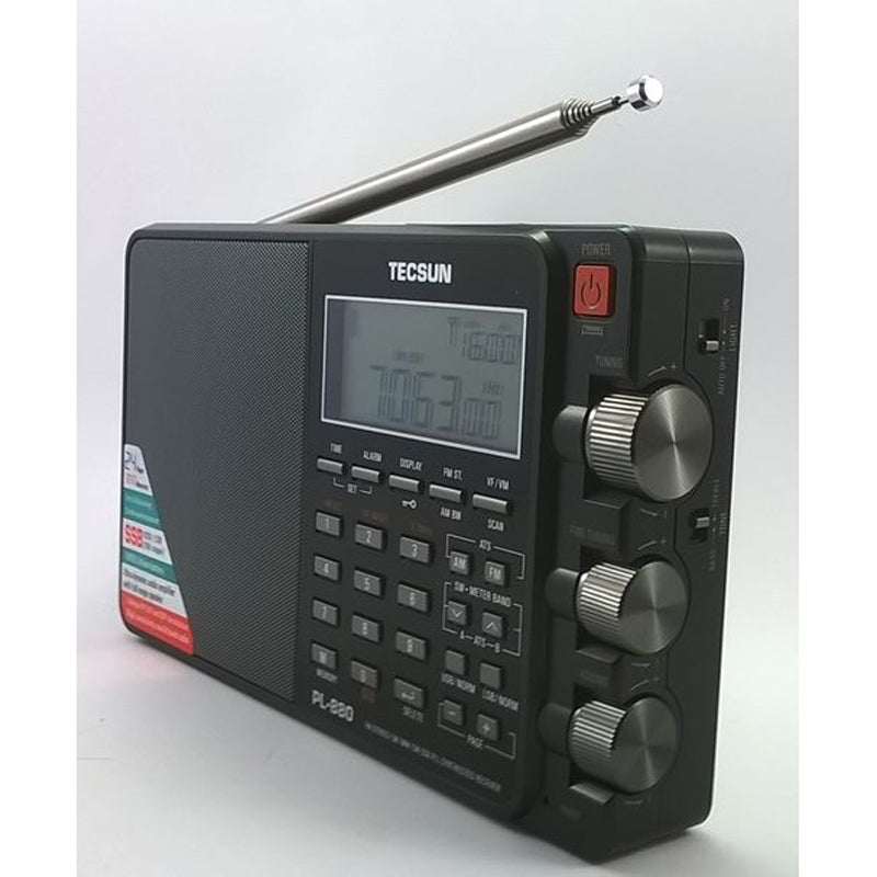 TECSUN PL-880 Portable Radio Full Band with LW/SW/MW SSB PLL Modes FM (64-108mHz) 87.5-108 MHz (Germany) Internet Stereo Radio