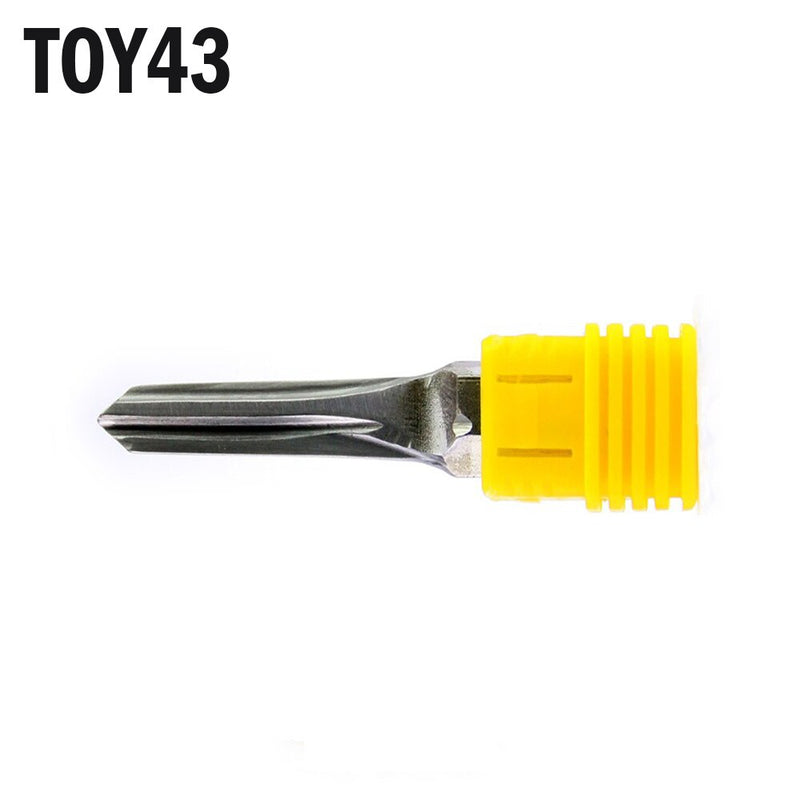TOY43 Power Key Locksmith Tools for Car,Stainless Steel Hard Strong Key TOY43 Car Key