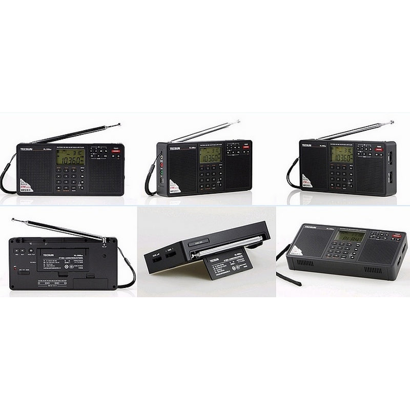 Tecsun PL-398MP Stereo Radio AM LW FM Full Band Digital Tuning DSP Two Speakers Receiver TF Card HiFi MP3 Player