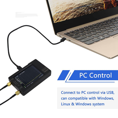 Upgraded Tinysa Spectrum Analyzer MF/HF/VHF UHF Input for 0.1MHZ-350MHZ and UHF Input for 240MHZ-960MHZ Signal Generator