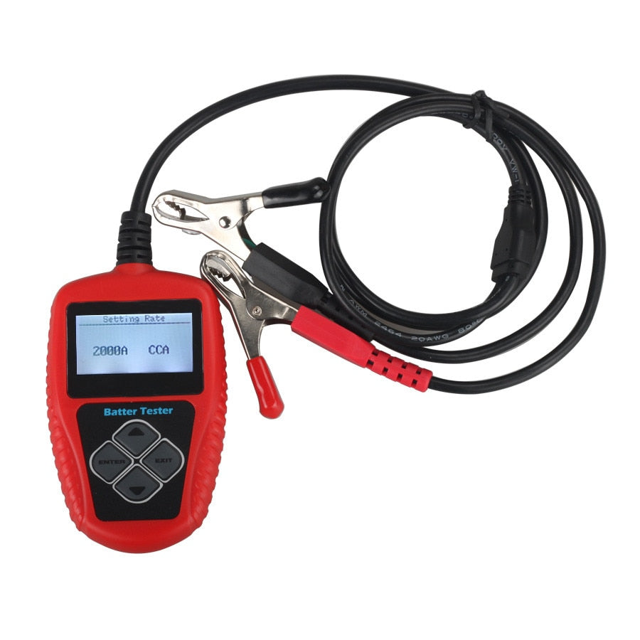 Vehicle Battery Tester BA101 Automotive 12V Analyzer 100-2000CCA 220AH - Cartoolshop
