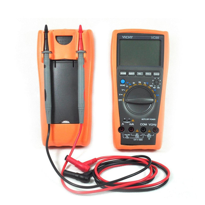 Vichy VC99+ 3 6/7 Auto Range Dmm AC DC Voltmeter Capacitance Resistance Digital Multimeter vs Fluke17B Multimeter - Cartoolshop