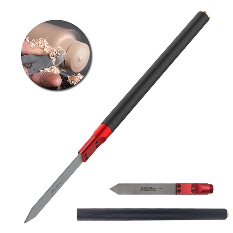 Wood Parting Tool Rotary Turning Tool Wood Cutter 65Mn Steel Lathe Blade Hand-held Cutting Knife Woodworking Carpentry Tools